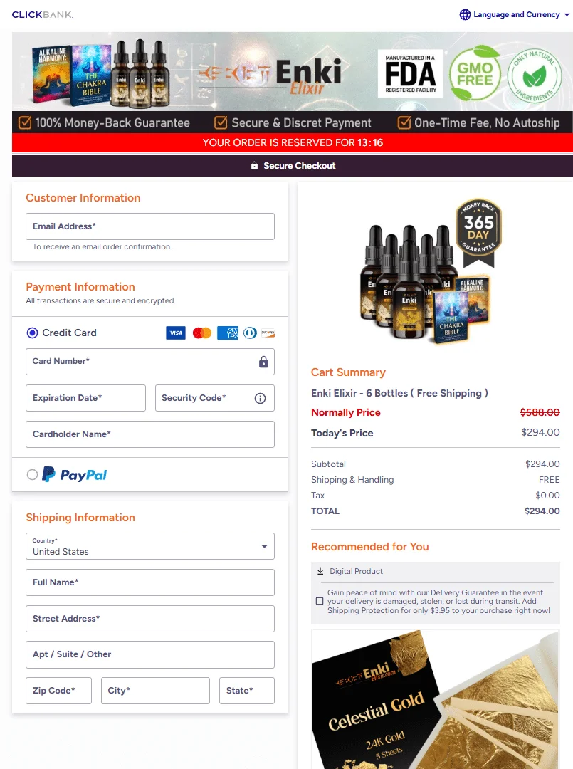 Enki-Elixir Weight Loss Supplement Order Page Enki Elixir Supplement Order Page